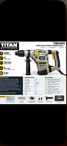 Titan ttb653sds 1500w - ttb653sds,
